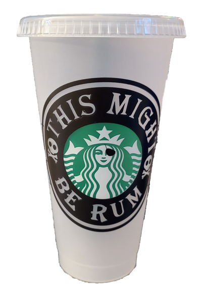 Pirate Themed Starbucks Venti (24oz) Reusable Cold Cup